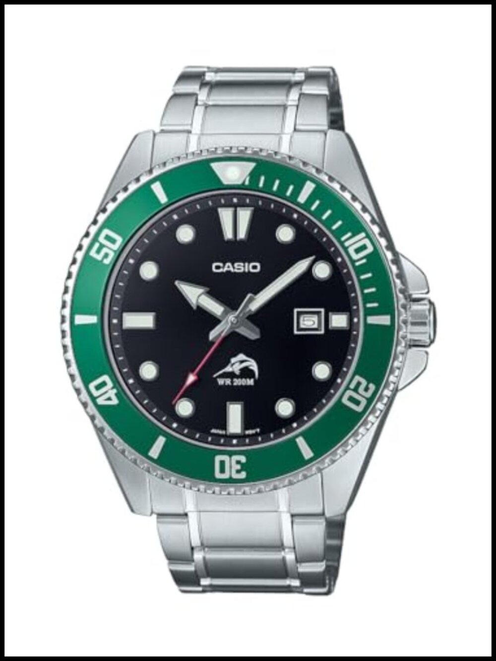 Casio MDV106 Series Unisex Analog Watch 200M Water Resistant Stainless Steel
